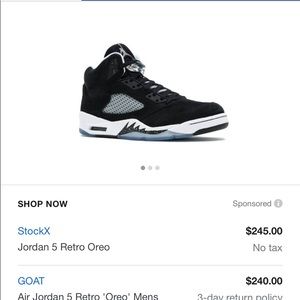 Retro 5 “Oreos”